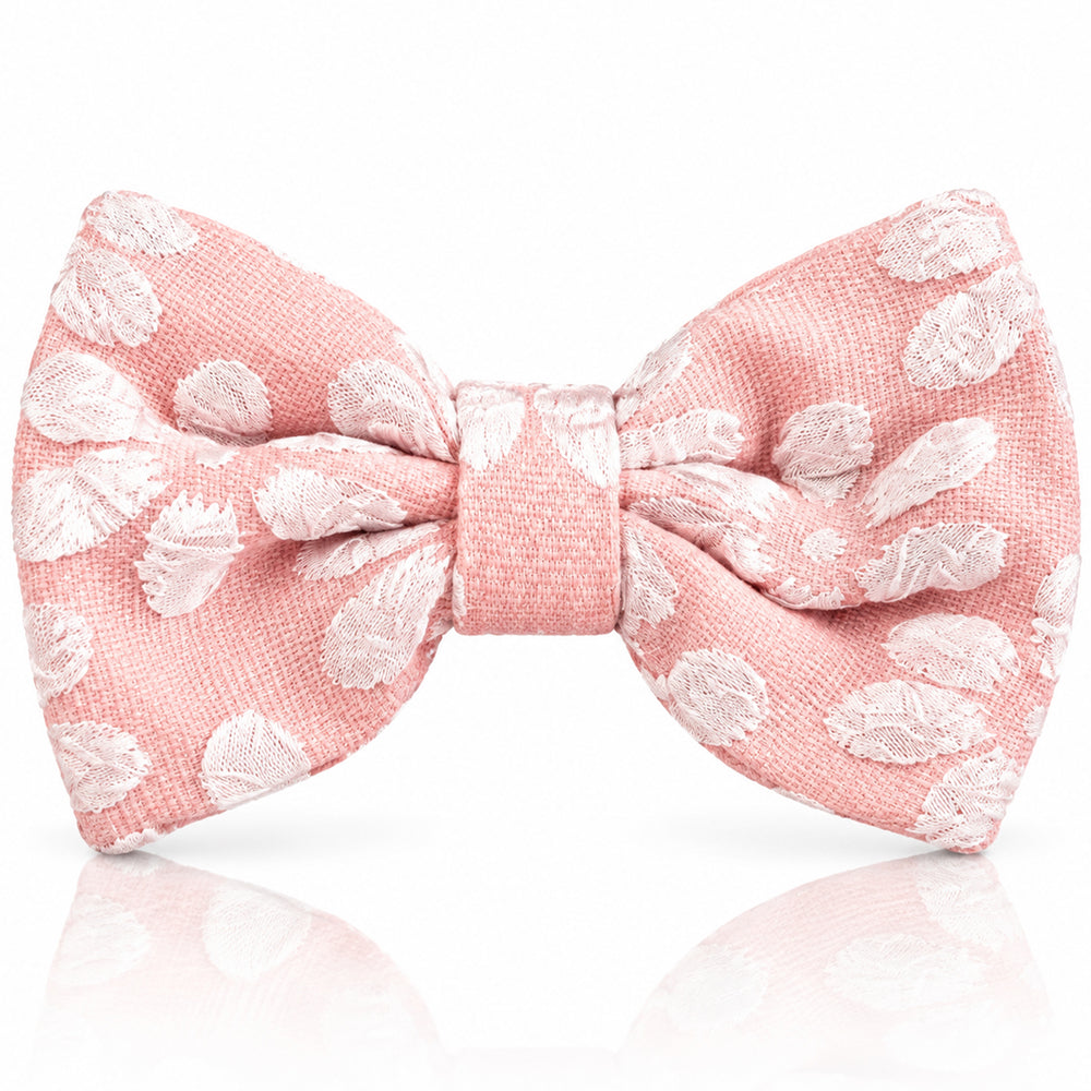 Sakura Bow Tie — Blush Blossom studio view