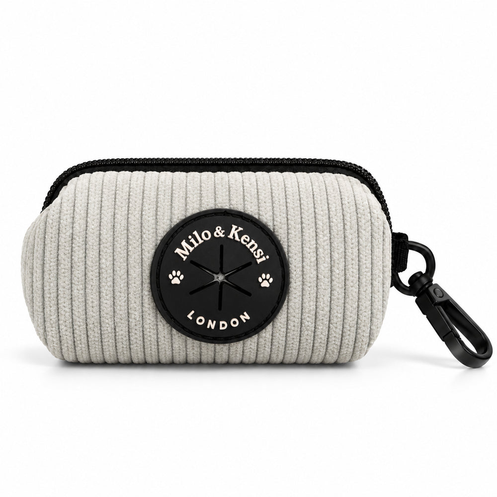 Sorbet Waste Bag Holder — Frosted Blue studio view