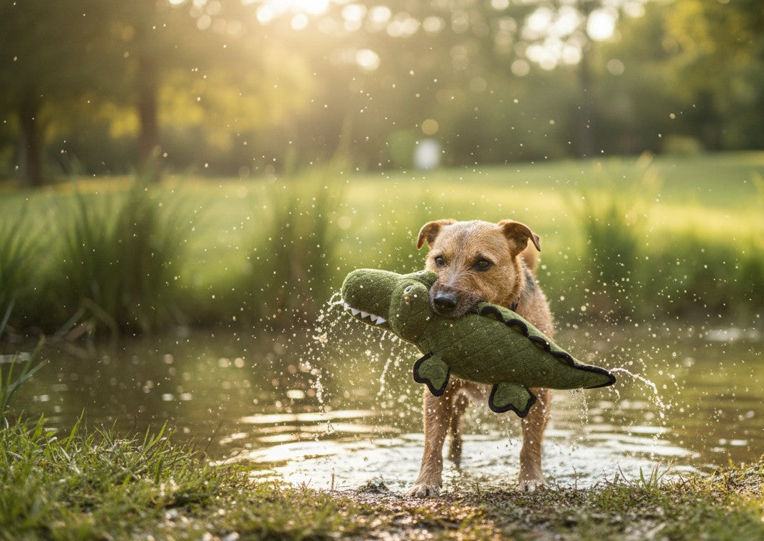 Hunter Tough Crocodile Dog Toy