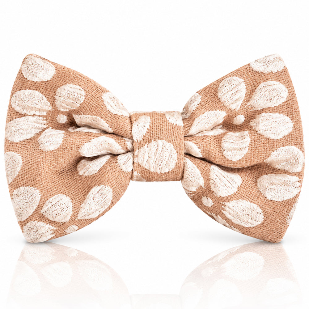 Sakura Bow Tie — Cocoa Bark studio view
